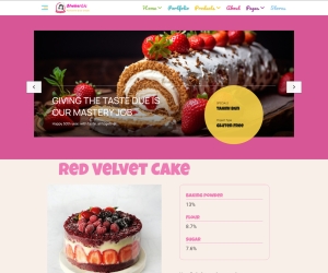 JL Shekerlic Patisserie Template
